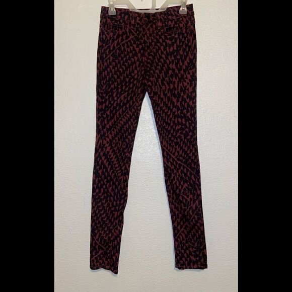 Joe’s Jeans Wild Edition Red and Black Skinny Jean 26‎ - Picture 2 of 8